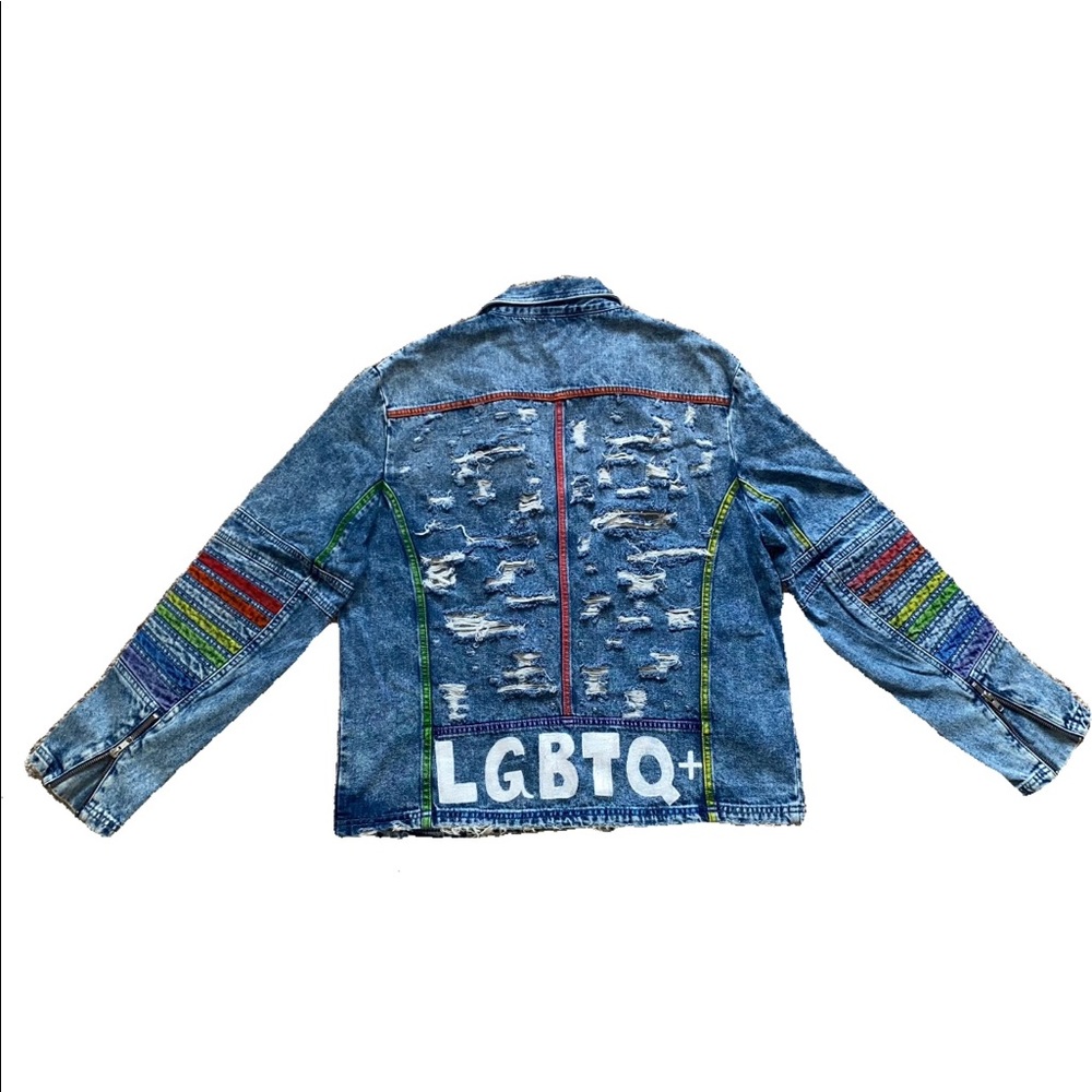 Style Name: LGBTQ+ Jean Jacket
